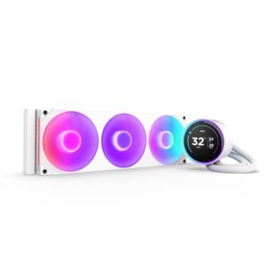NZXT Kraken Elite 360 RGB 2024 - AIO CPU Liquid Cooler - 360mm Radiator - F360 RGB Core Fan