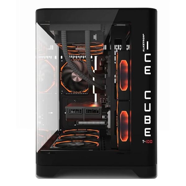 ALKETRON Icecube T100 - Windows 11 Pro Gaming Desktop Pc - Image 2