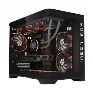 ALKETRON Icecube T100 - Windows 11 Pro Gaming Desktop Pc