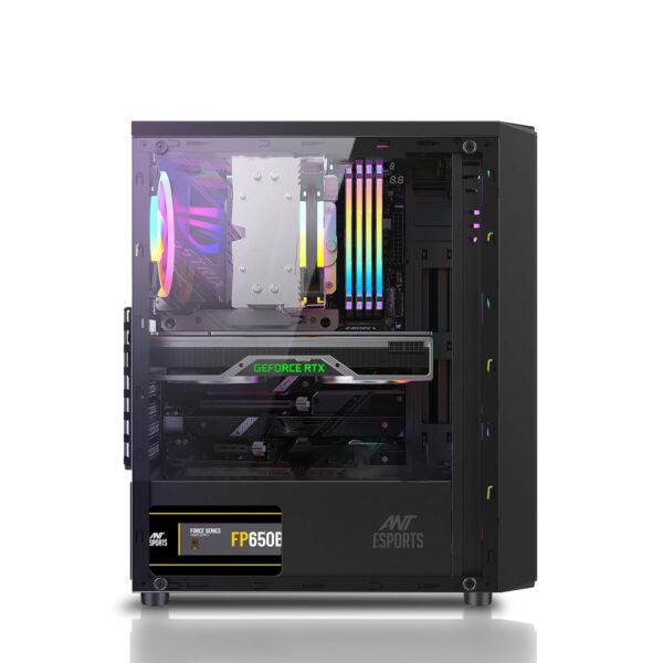 Ant Esports Elite 1100 Mid-Tower Computer Case/Gaming Cabinet - Black - Image 2