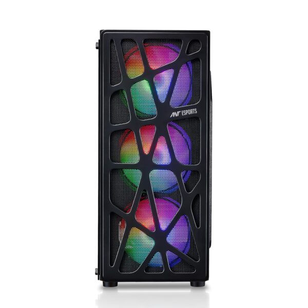Ant Esports Elite 1100 Mid-Tower Computer Case/Gaming Cabinet - Black - Image 4